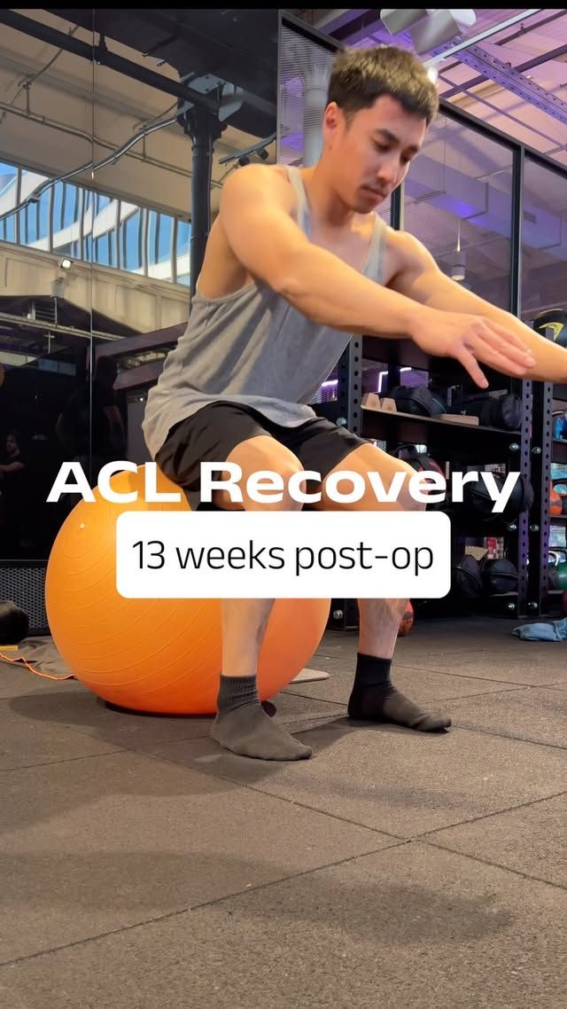 ACL recovery, 13 weeks post-op