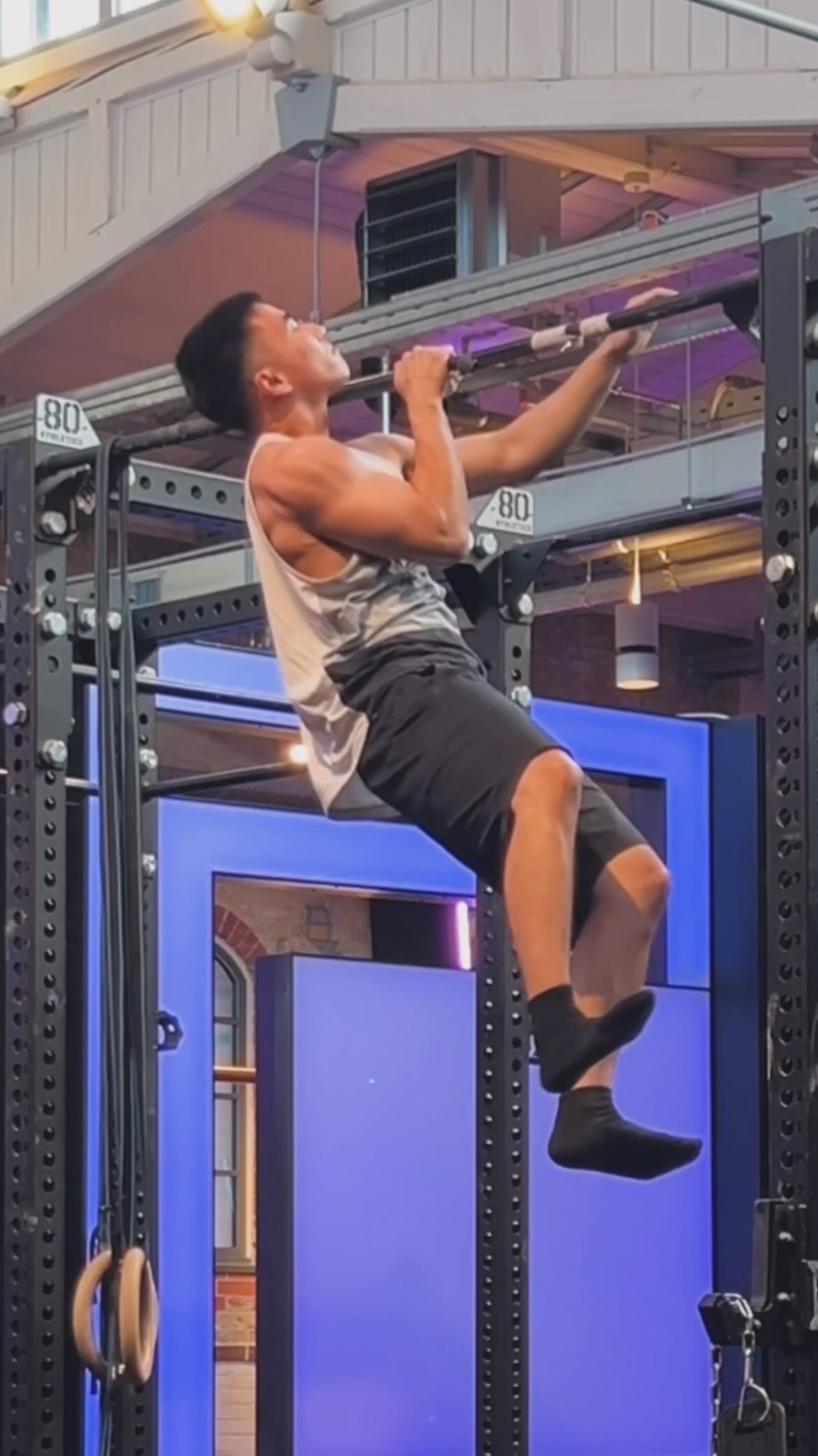 ten one arm pull-ups, both arms combined