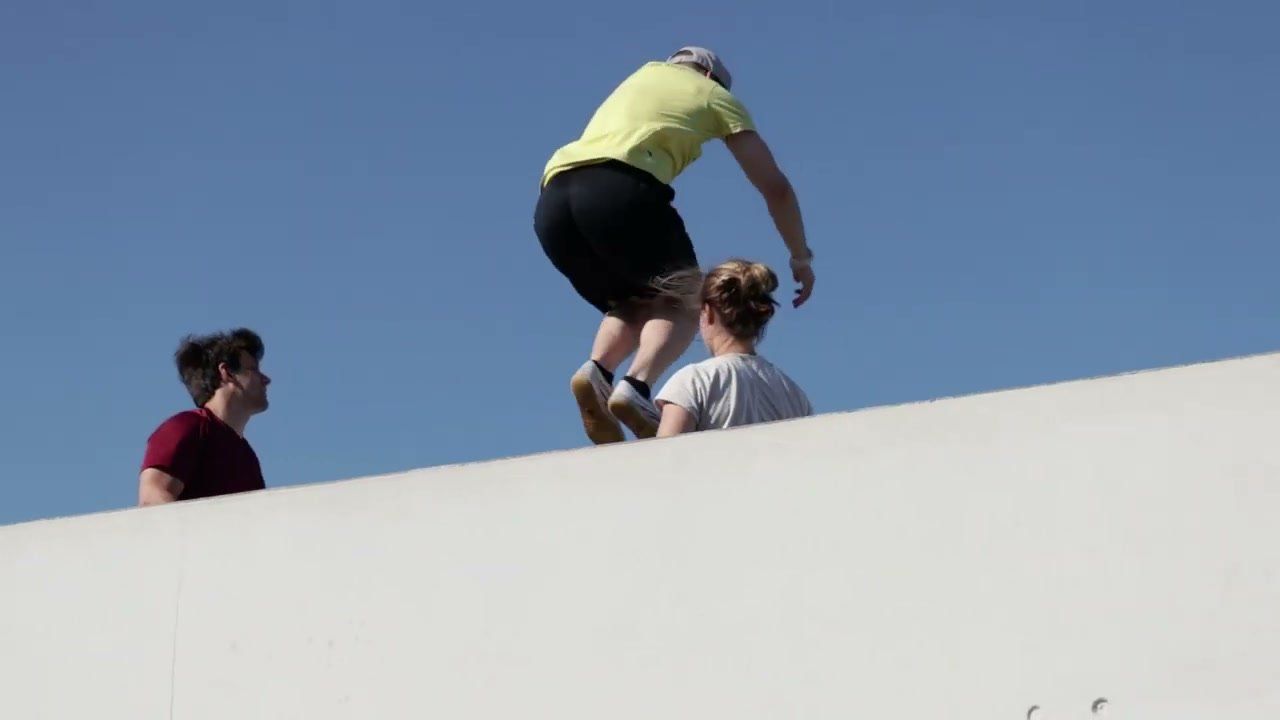 promo video for the TRUST Cube parkour card game